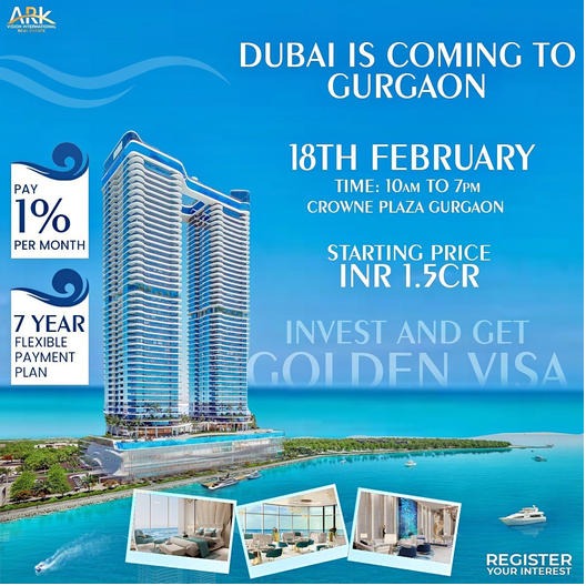 ARK Group's Luxurious Waterfront Development: Marina Mansion in Gurgaon Update