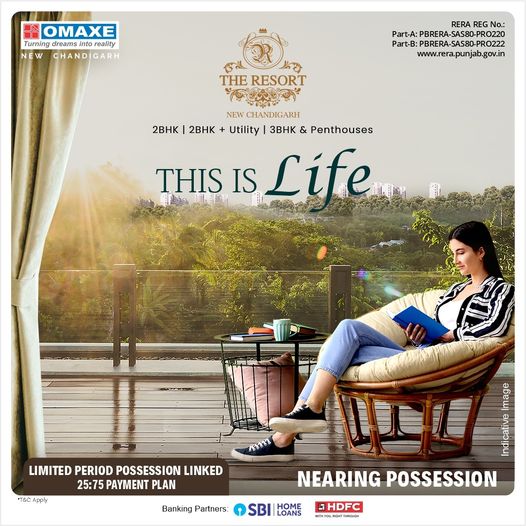 Omaxe The Resort: Redefining Opulence in New Chandigarh with 2BHK, 3BHK & Penthouses Nearing Possession Update