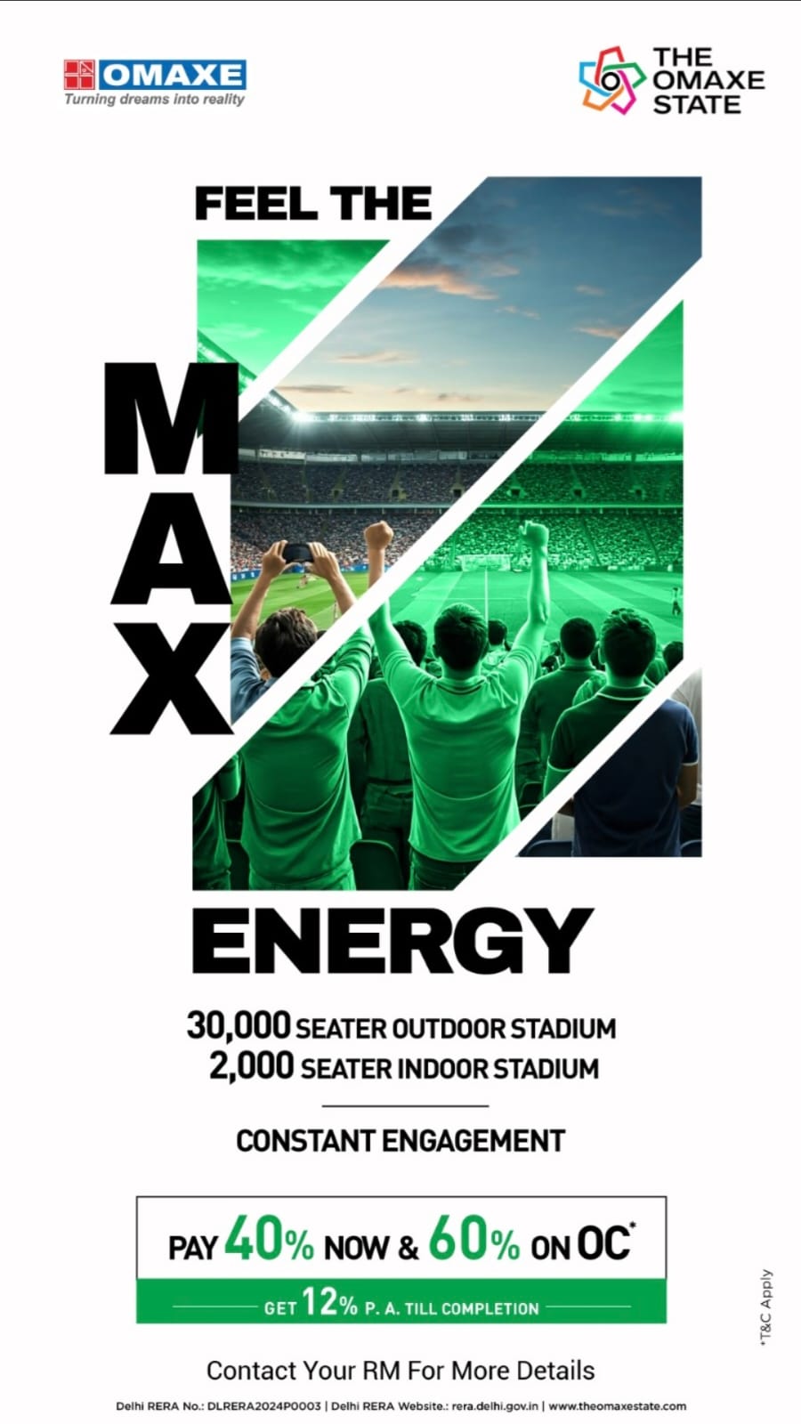 Experience Unmatched Energy at The Omaxe State, Enjoy Flexible Payment Plans! Update