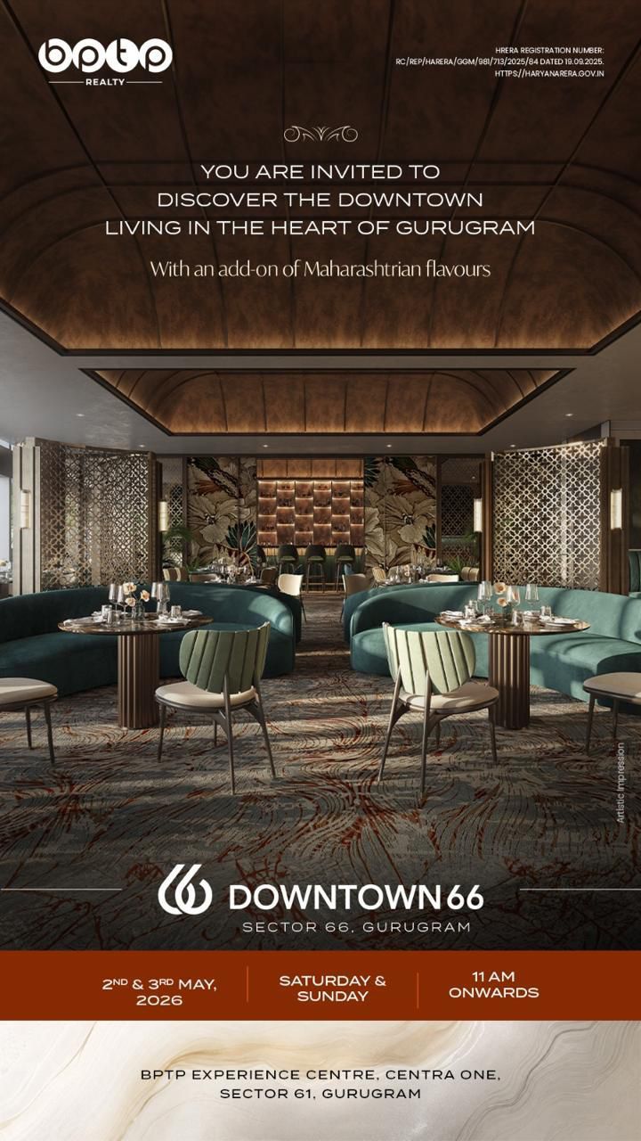 Discover Downtown Living in Gurugram with BPTP || Exclusive Downtown66 Event Invitation || Experience Downtown66 with Maharashtrian Flavours Update