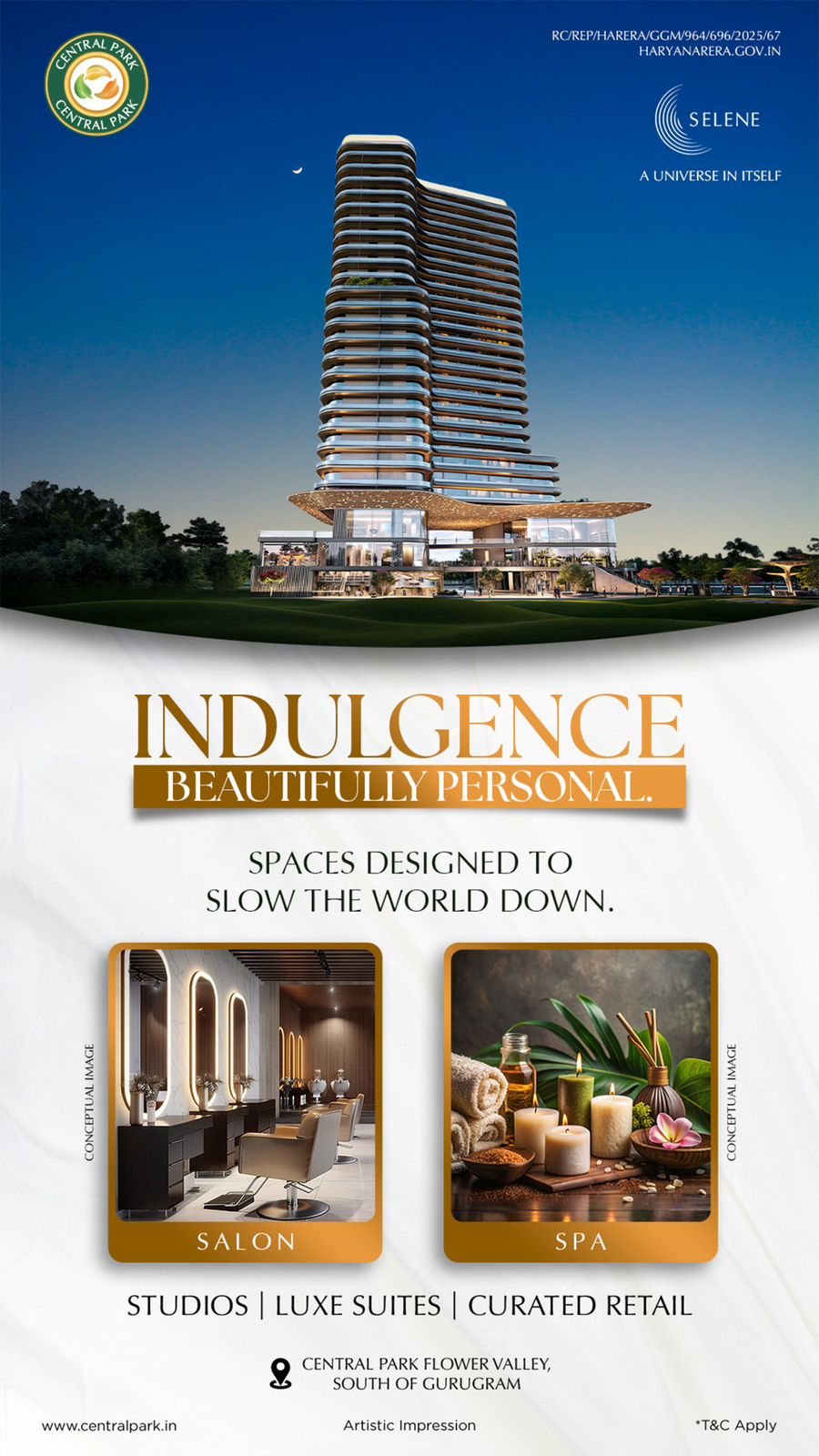 Discover Luxury at Selene, Central Park Flower Valley, South Gurugram Update