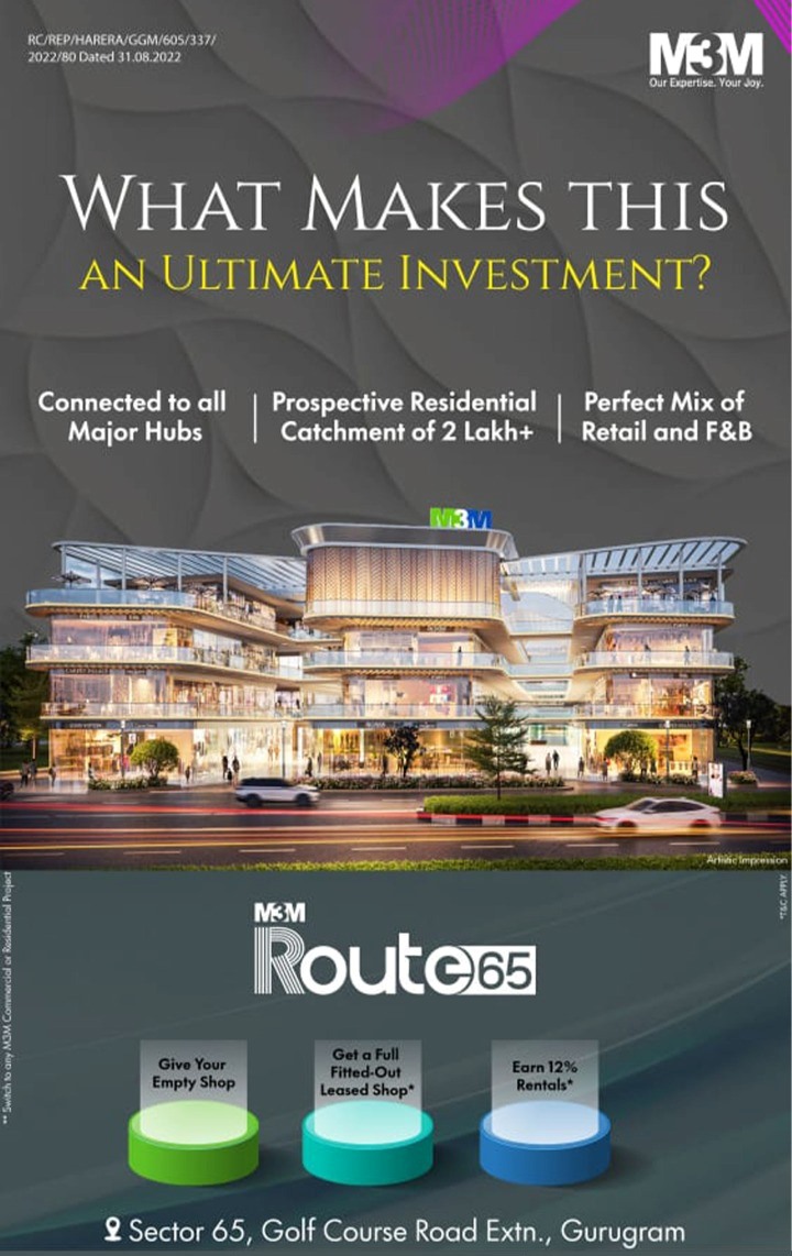Fashion Destination by M3M Route 65 in Sector 65, Gurgaon Update