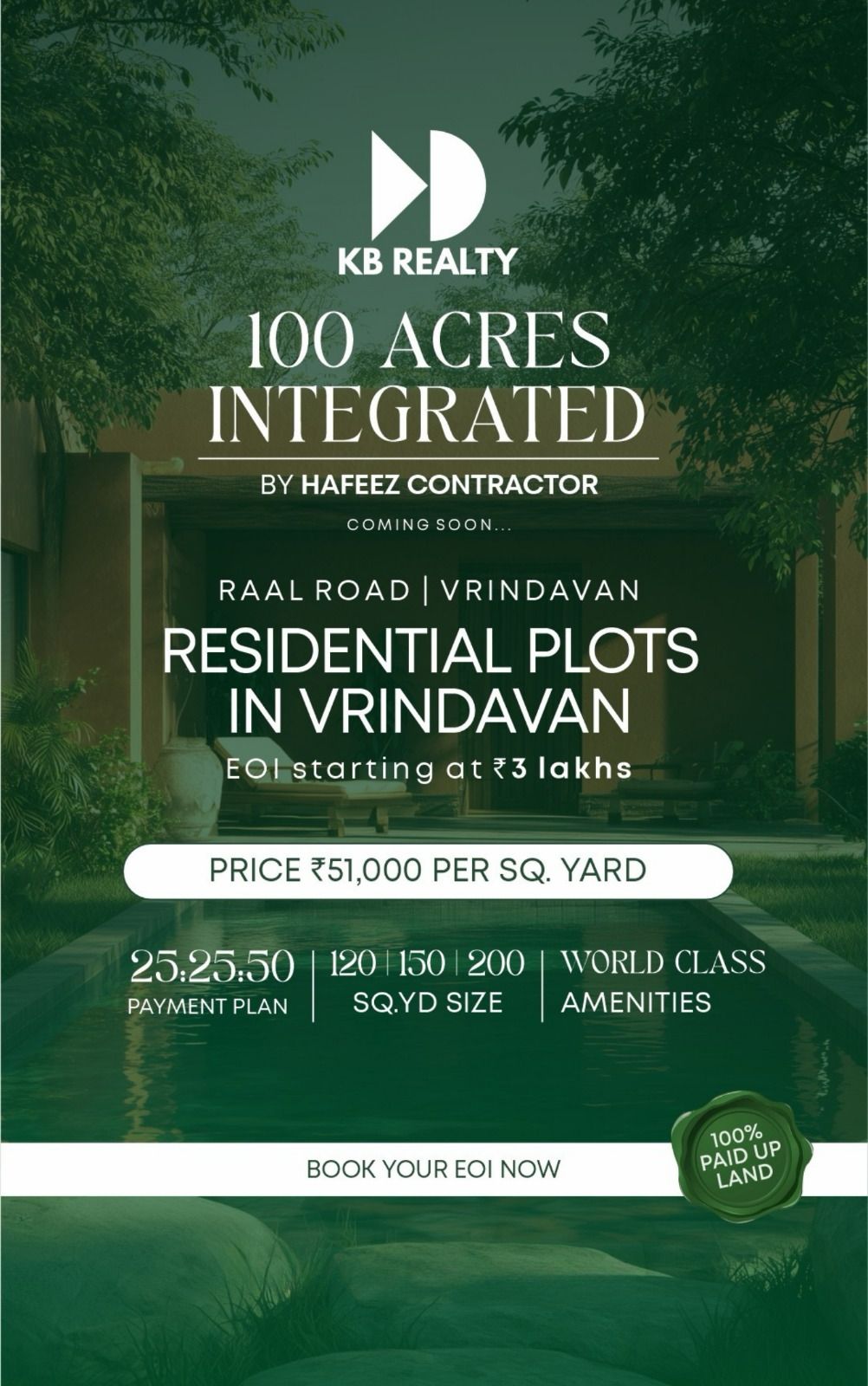 Residential Plots in Vrindavan by KB Realty || Book Your EOI for Residential Plots Now || Integrated Township Coming Soon in Vrindavan Update