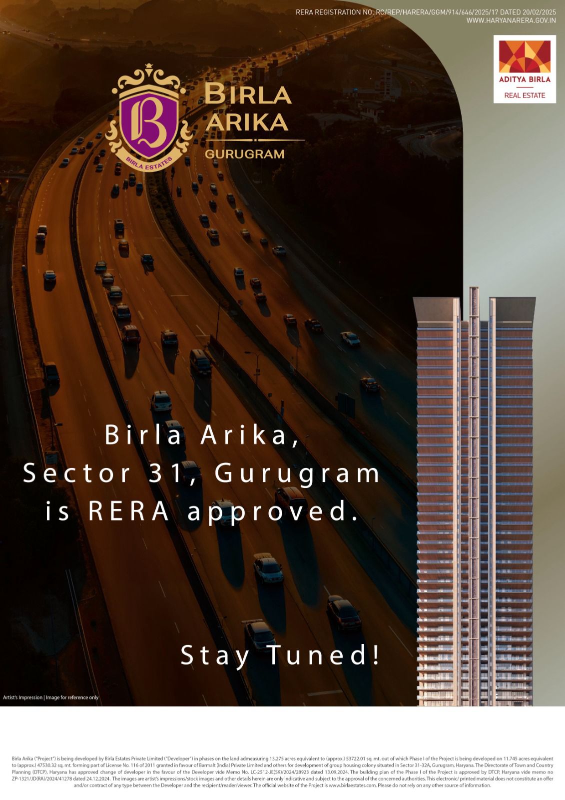 Discover Birla Arika in Gurugram's Sector 31, RERA Approved Update