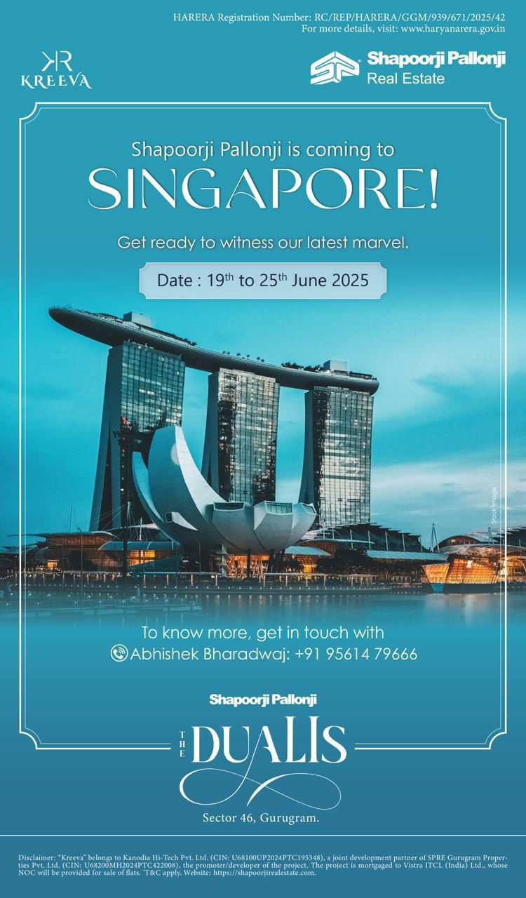 Discover Shapoorji Pallonji's Dualis in Singapore, June 19-25, 2025 Update