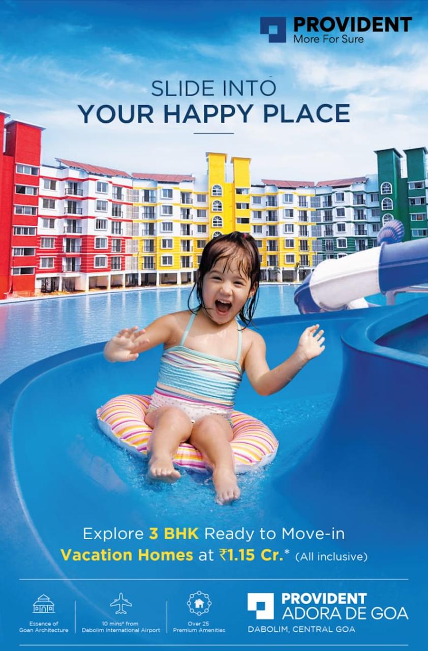 Discover 3 BHK Ready to Move Vacation Homes at Provident Adora de Goa, Dabolim, Central Goa Update