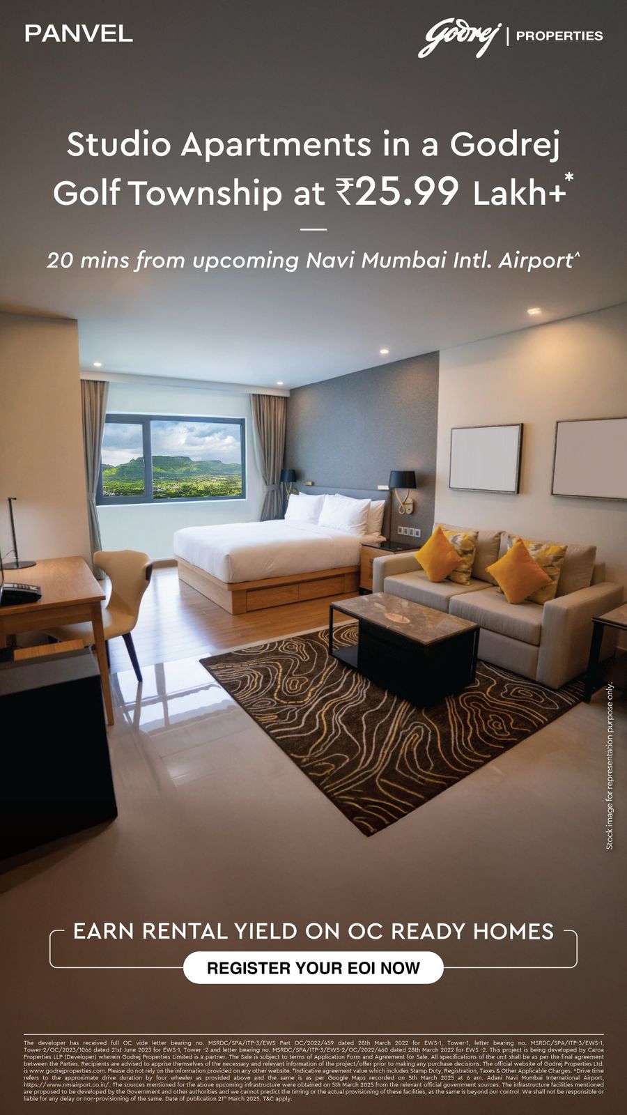 Studio Apartments in Godrej Golf Township at ₹25.99 Lakh, Panvel Update