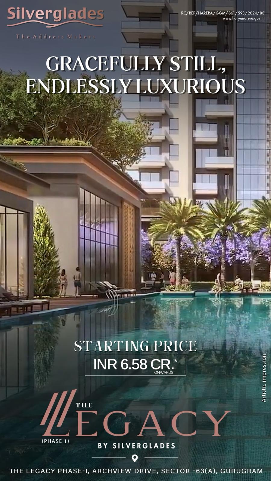 Luxury Living at The Legacy by Silverglades in Gurugram, Starting at INR 6.58 Cr. Update