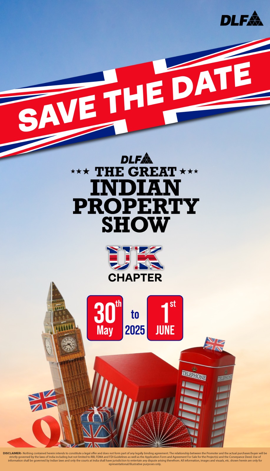 Grab Your Dream Property at The Great Indian Property Show by DLF, UK Chapter, 30th May to 1st June 2025 Update