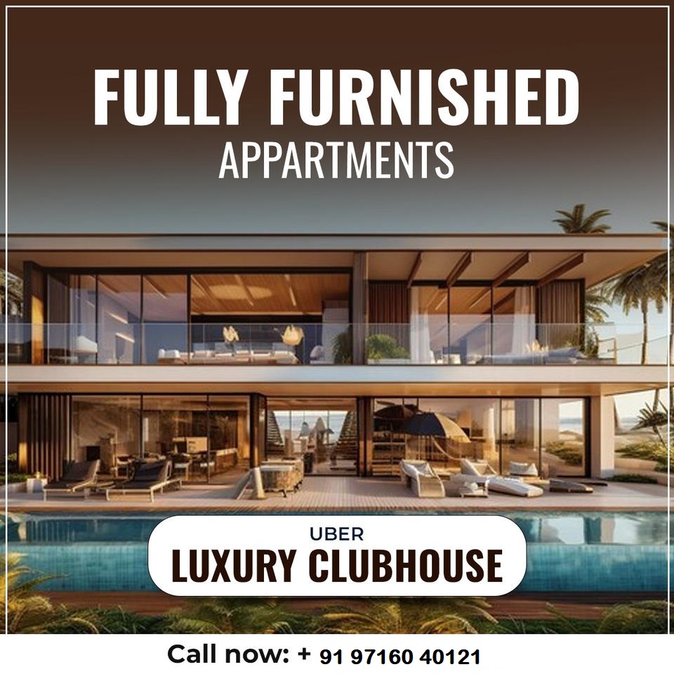Step into the Pinnacle of Opulence: Fully Furnished Apartments with Uber Luxury Clubhouse Update