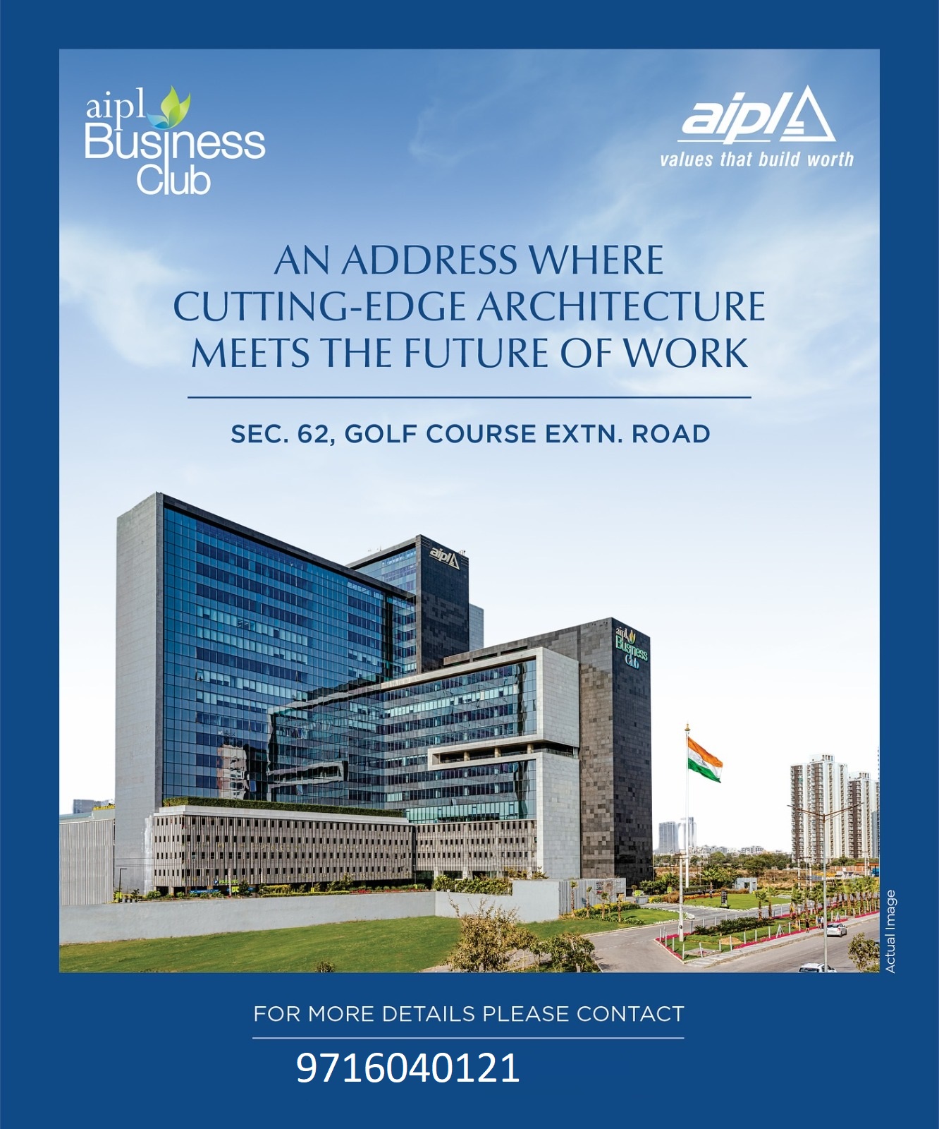 AIPL Business Club: A Landmark of Modern Workspaces on Golf Course Extn. Road Update