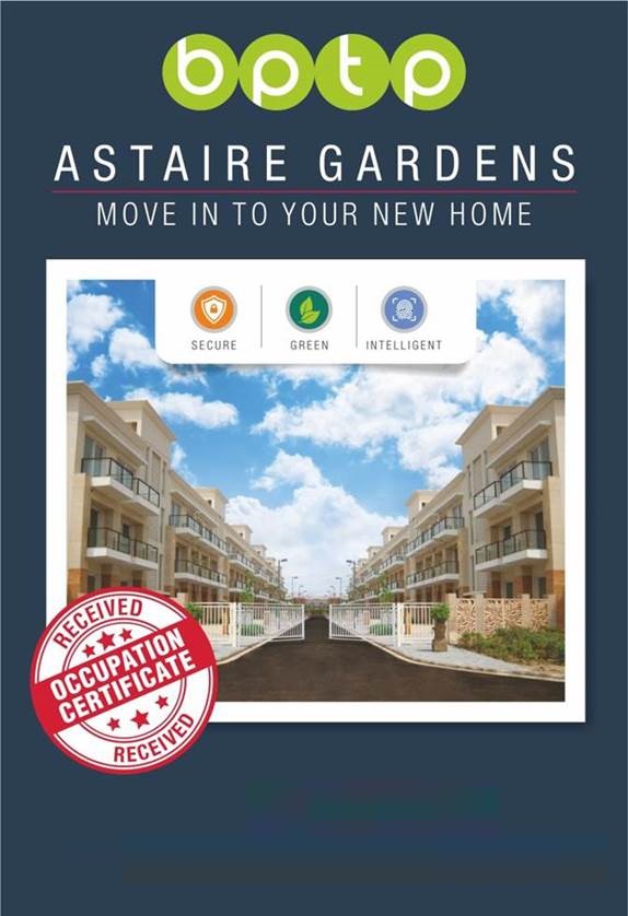 BPTP Astaire Gardens received the Occupation Certificate Update