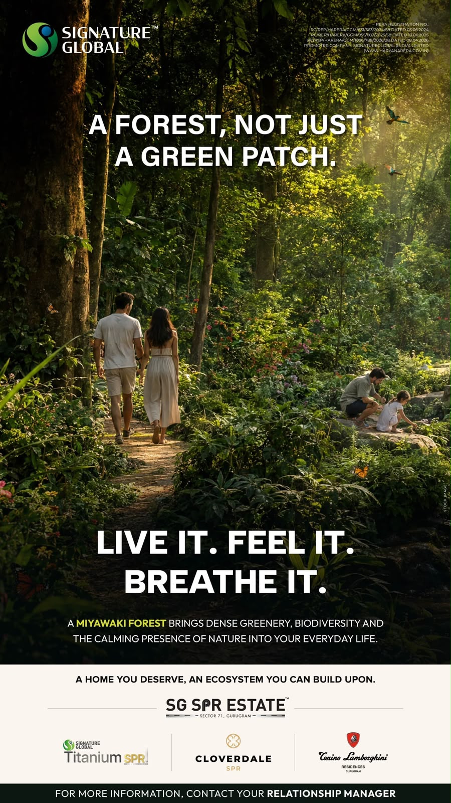 Discover SG SPR Estate's Natural Living || Experience the Miyawaki Forest in Your Home || Embrace Nature at Signature Global Update