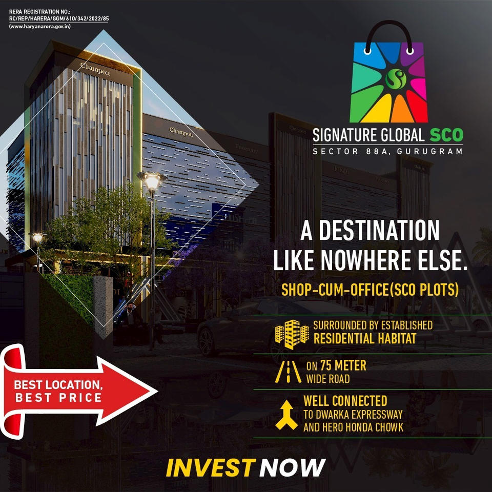 Signature Global SCO: Unveiling the Jewel of Sector 88A, Gurugram - An Exclusive Investment Proposition Update