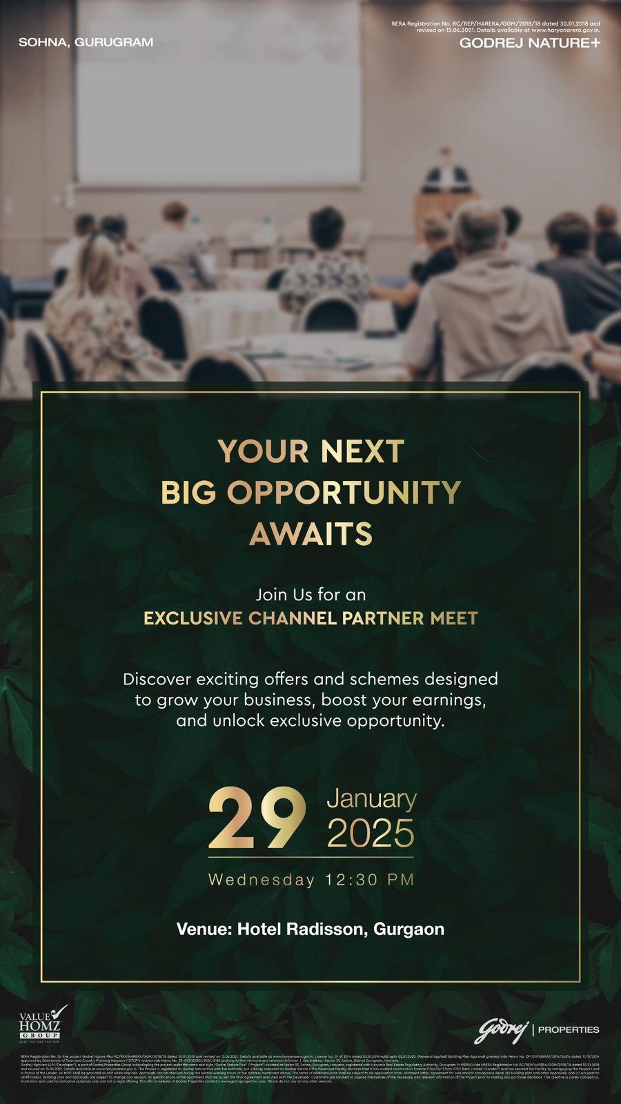 Join our Exclusive Channel Partner Meet on January 29, 2025 at Hotel Radisson, Gurgaon Update