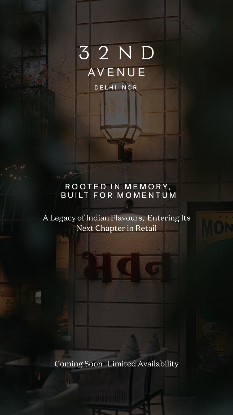 32nd Avenue, Delhi NCR - A Legacy of Indian Flavours Coming Soon Update