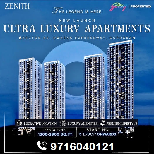 Zenith of Luxury: Godrej Properties Unveils Ultra Luxury Apartments in Sector-89, Dwarka Expressway, Gurugram Update