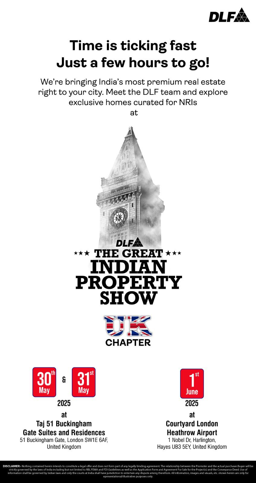 Join DLF’s Great Indian Property Show in London, Meet the Team Update