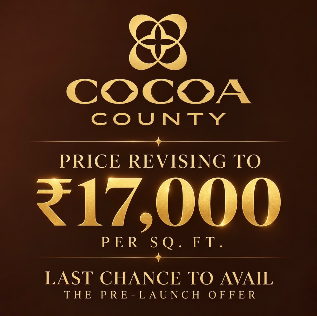 Secure Cocoa County at ₹17,000 Before Price Hike || Last Chance: Cocoa County Pre-Launch Offer || Reserve Now at ₹17,000 per Sq. Ft. photo 1