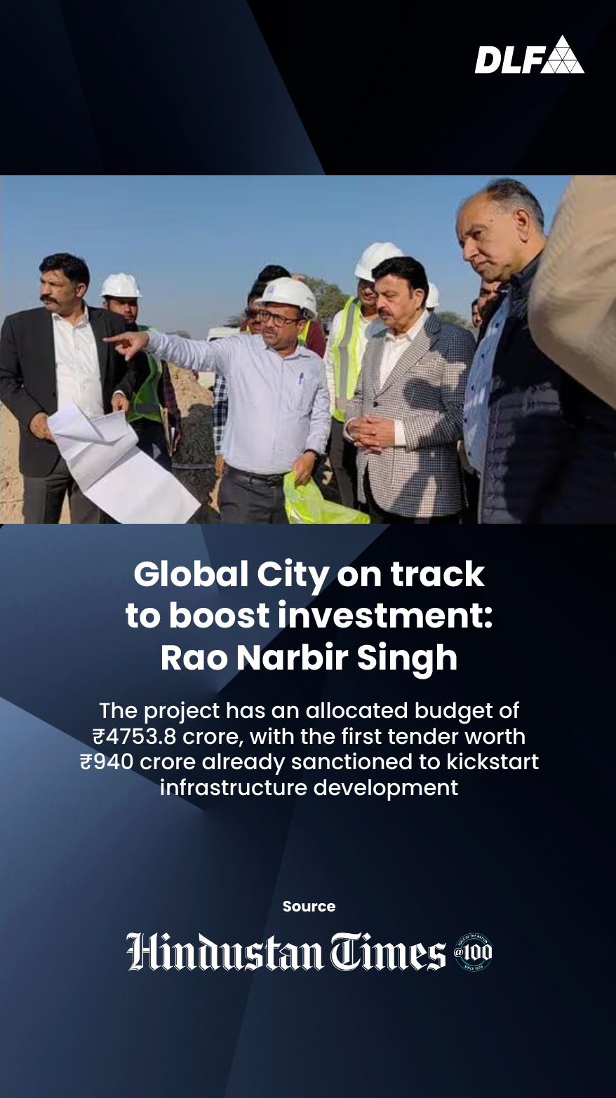 DLF Global City, investment boost, budget ₹4753.8 crore, infrastructure development Update