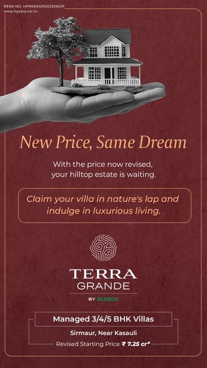 Discover Luxury Living at Terra Grande by Eldeco, Sirmaur, Now Revised at ₹7.25 Cr Update