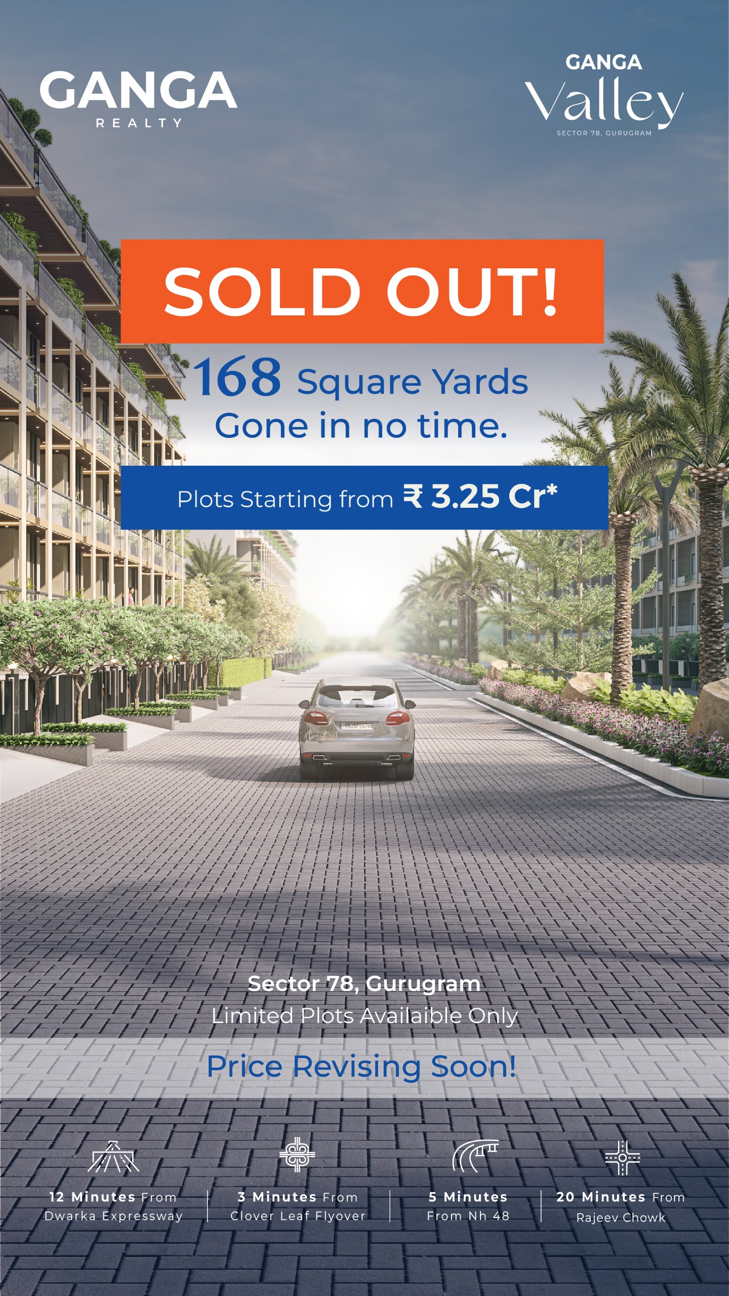 Limited Plots at Ganga Valley, Sector 78, Gurugram Starting ₹3.25 Cr Update