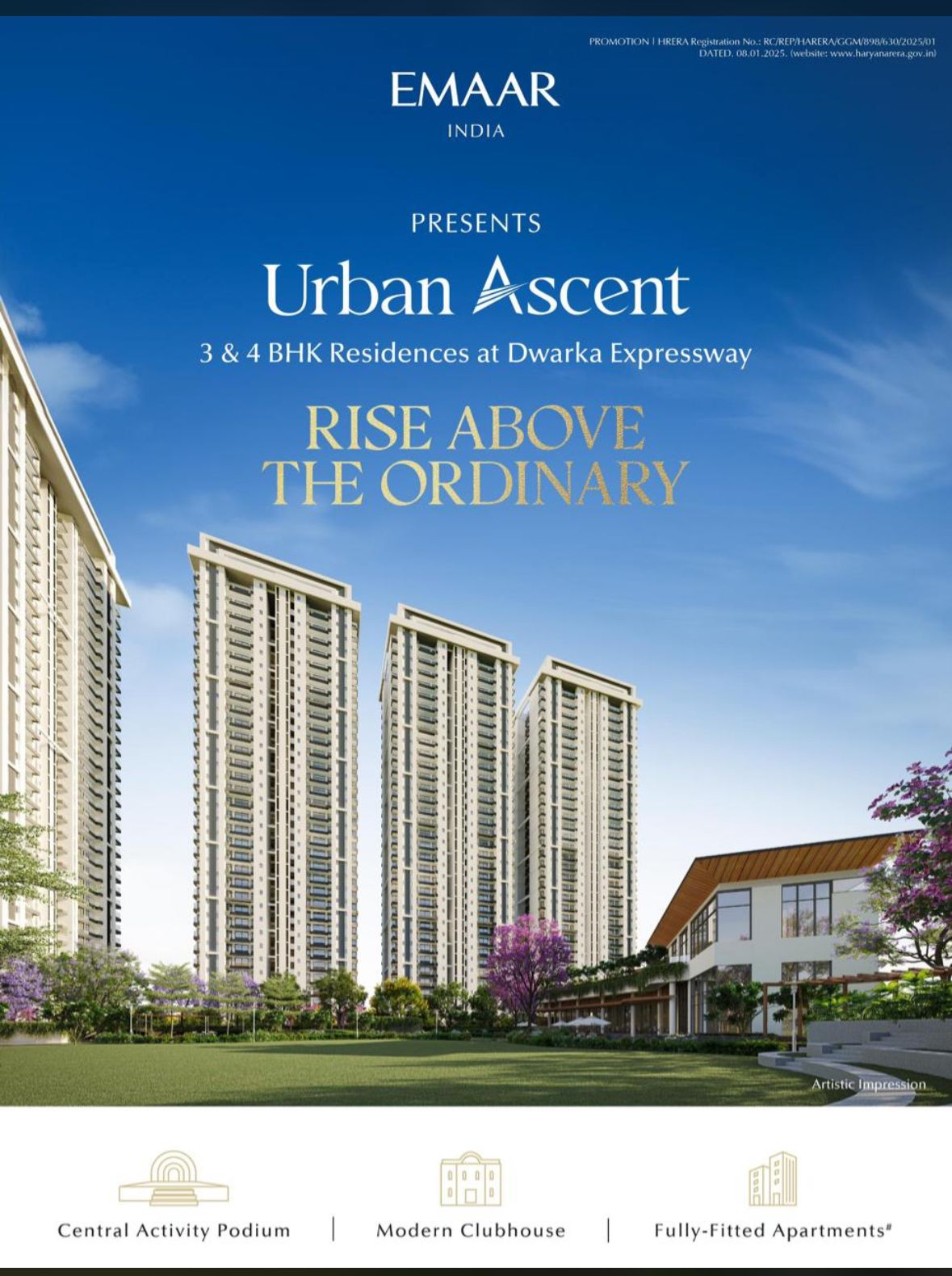 Discover Urban Ascent by Emaar at Dwarka Expressway Update