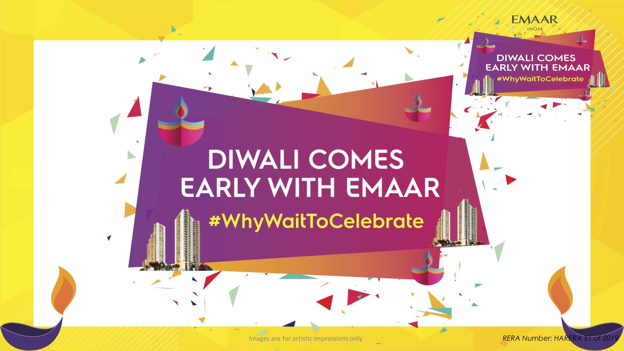Emaar Digi Homes Offers 30:70 Payment Plan, Diwali Comes Early Update