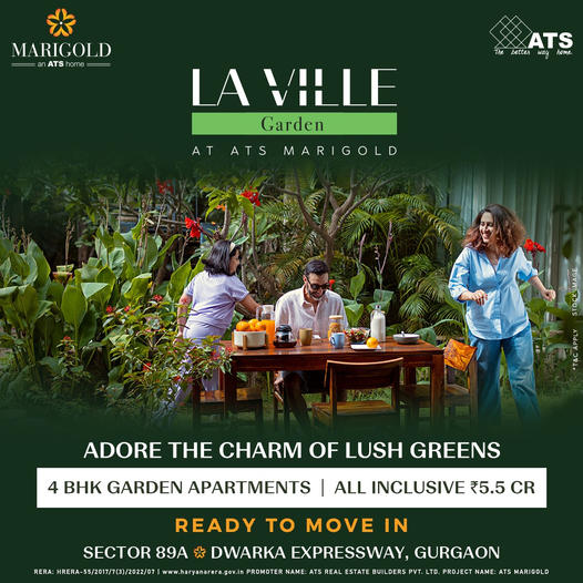 Experience Serene Luxury Living with ATS Marigold's La Ville Garden Apartments in Gurgaon Update