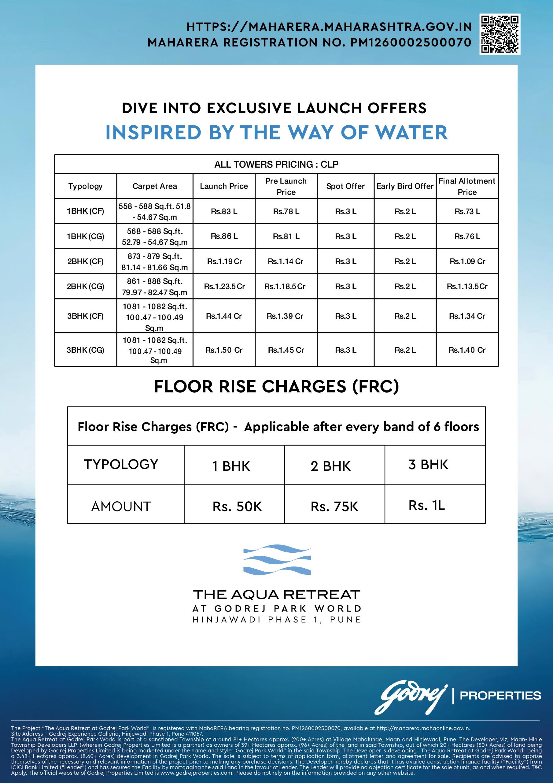 Dive into Exclusive Offers at The Aqua Retreat, Hinjawadi Phase 1 Update