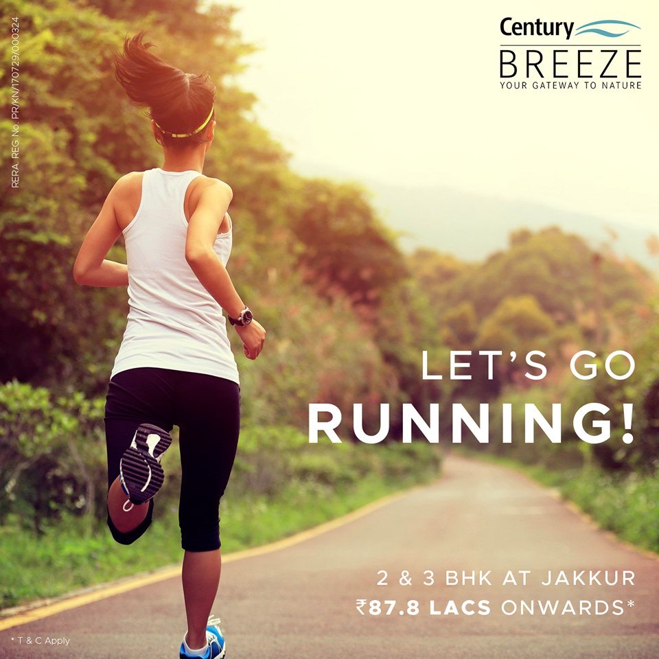 Let's go running at Century Breeze, Bangalore Update
