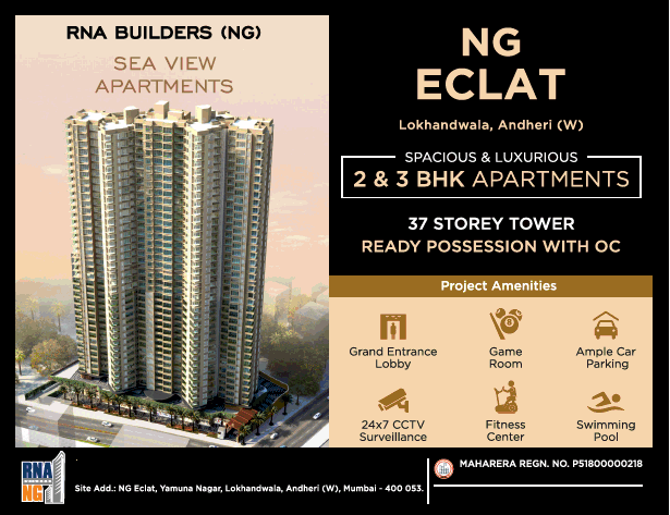 37 storey tower is RNA NG Eclat, Mumbai Update