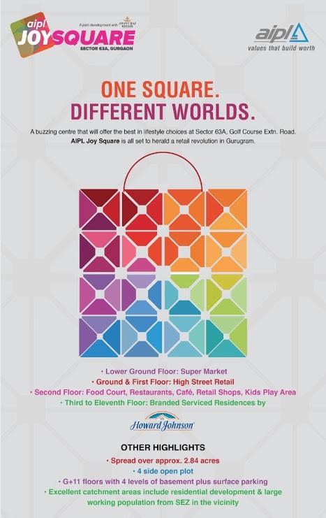 AIPL Joy Square is all set to herald a retail revolution in Gurgaon Update