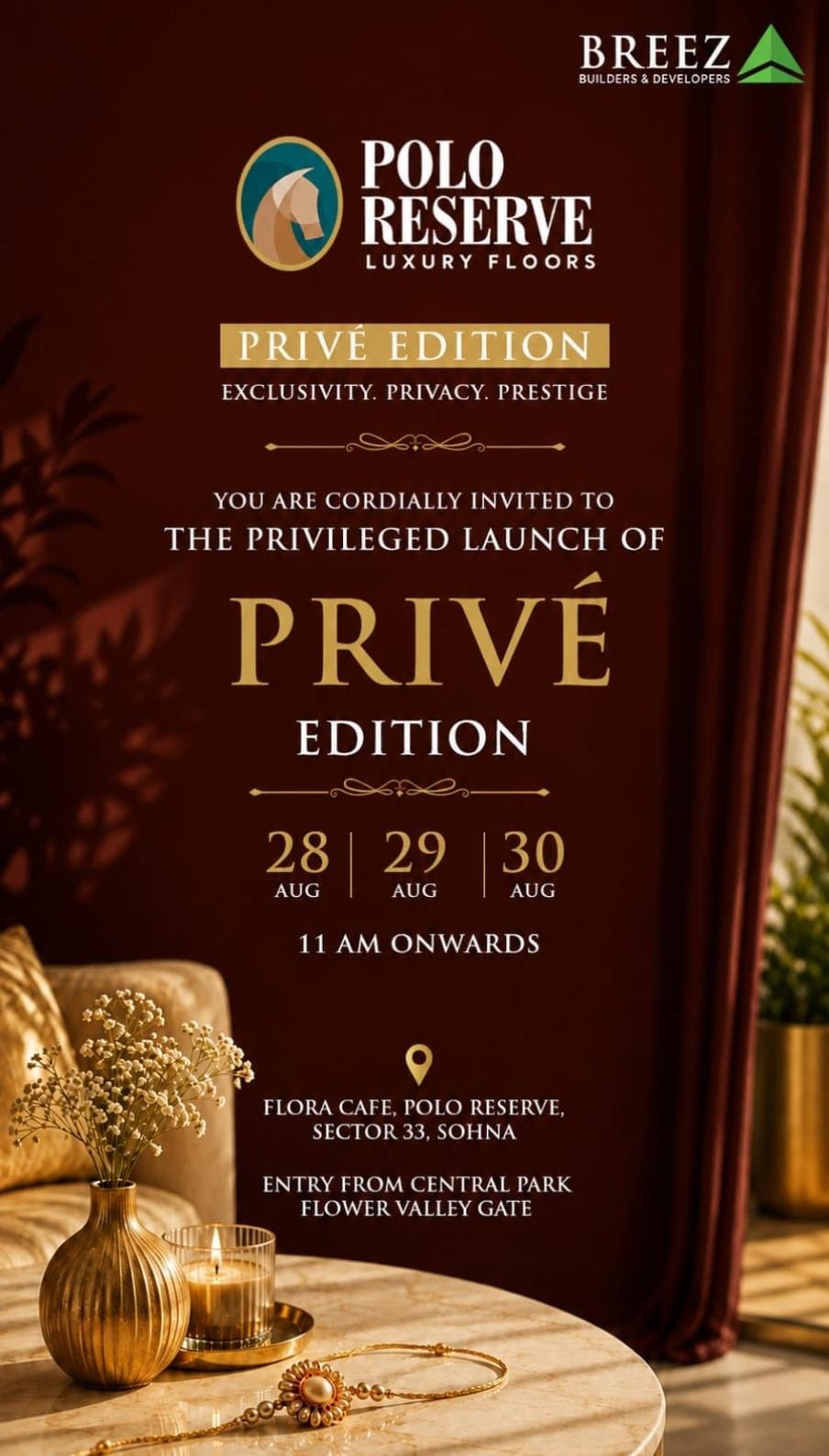 Join Us for the Privé Launch! || Discover Privé Edition at Polo Reserve || Attend the Exclusive Privé Edition Launch Update