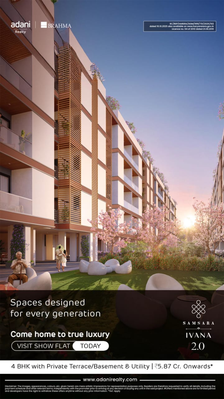 Discover Luxury Living at Samsara Ivana 2.0 in Gurgaon, 4 BHK Starting at ₹5.87 Cr - Visit Today! Update