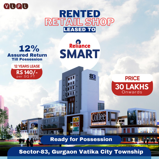VIPL's Retail Investment Opportunity: Rented Shops in Sector-83, Gurgaon with Assured Returns Update