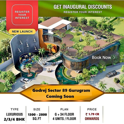 Godrej Sector 89 Gurugram: A Symphony of Luxury - Book Your Dream Home Now Update
