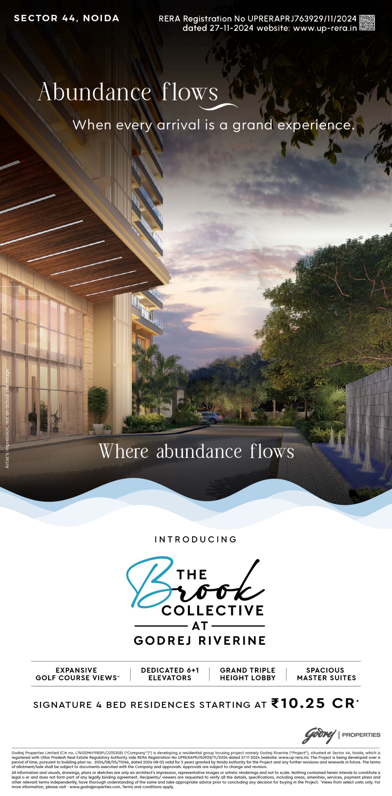 Discover Luxury at Godrej Riverine, Sector 44 Noida, Starting ₹10.25 Cr Update