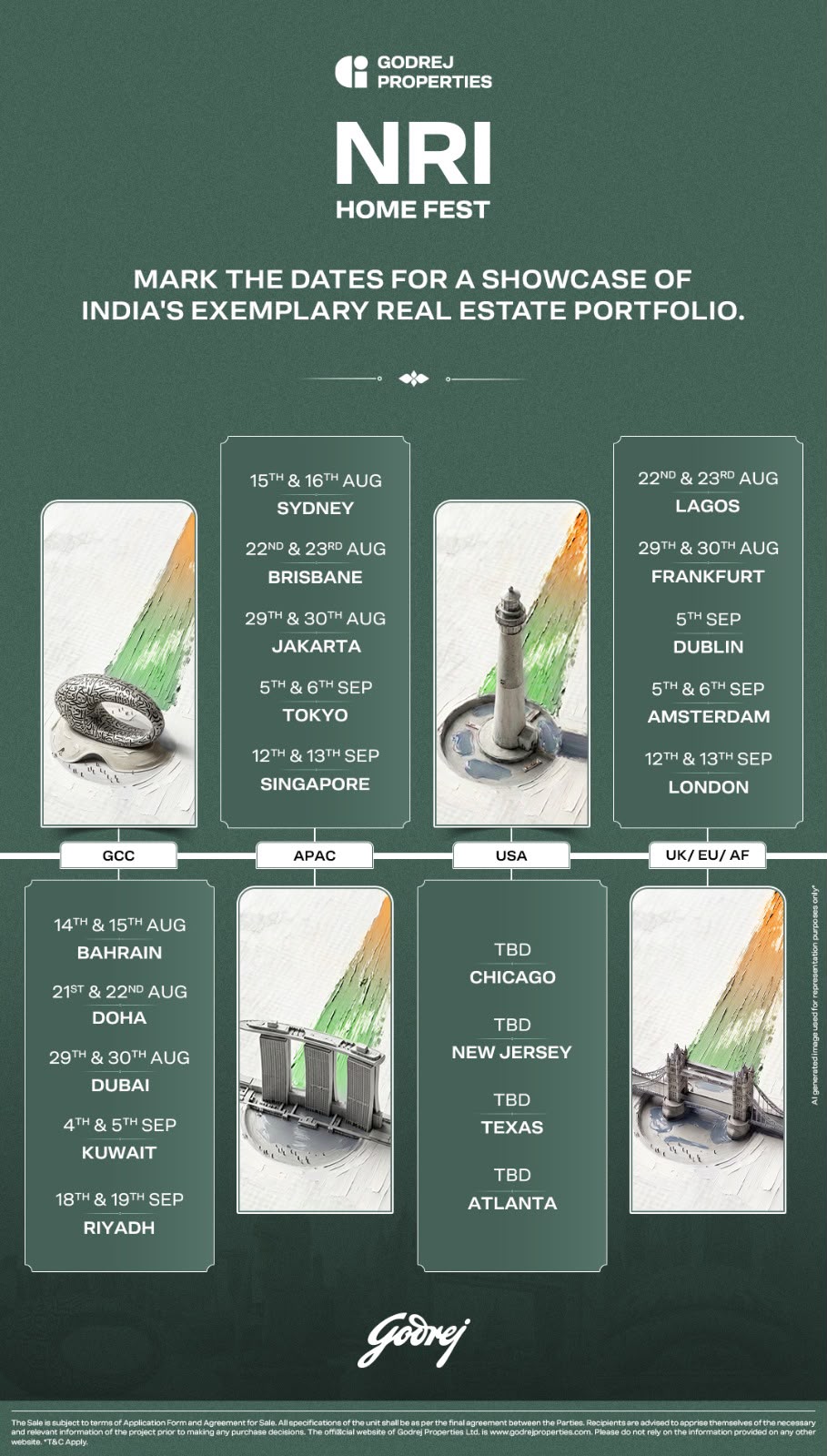 Join the Godrej NRI Home Fest! || Discover Godrej's Real Estate Portfolio || Godrej Properties NRI Event Dates Announced Update