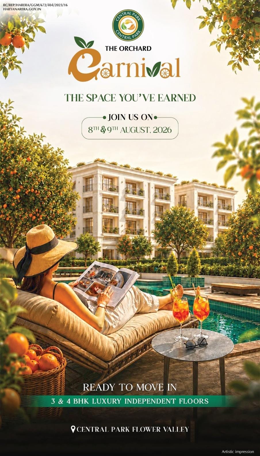 Join Us at The Orchard Carnival on 8th & 9th August 2026 || Discover Luxury Living at Central Park Flower Valley || Ready to Move In: 3 & 4 BHK Floors Available Update