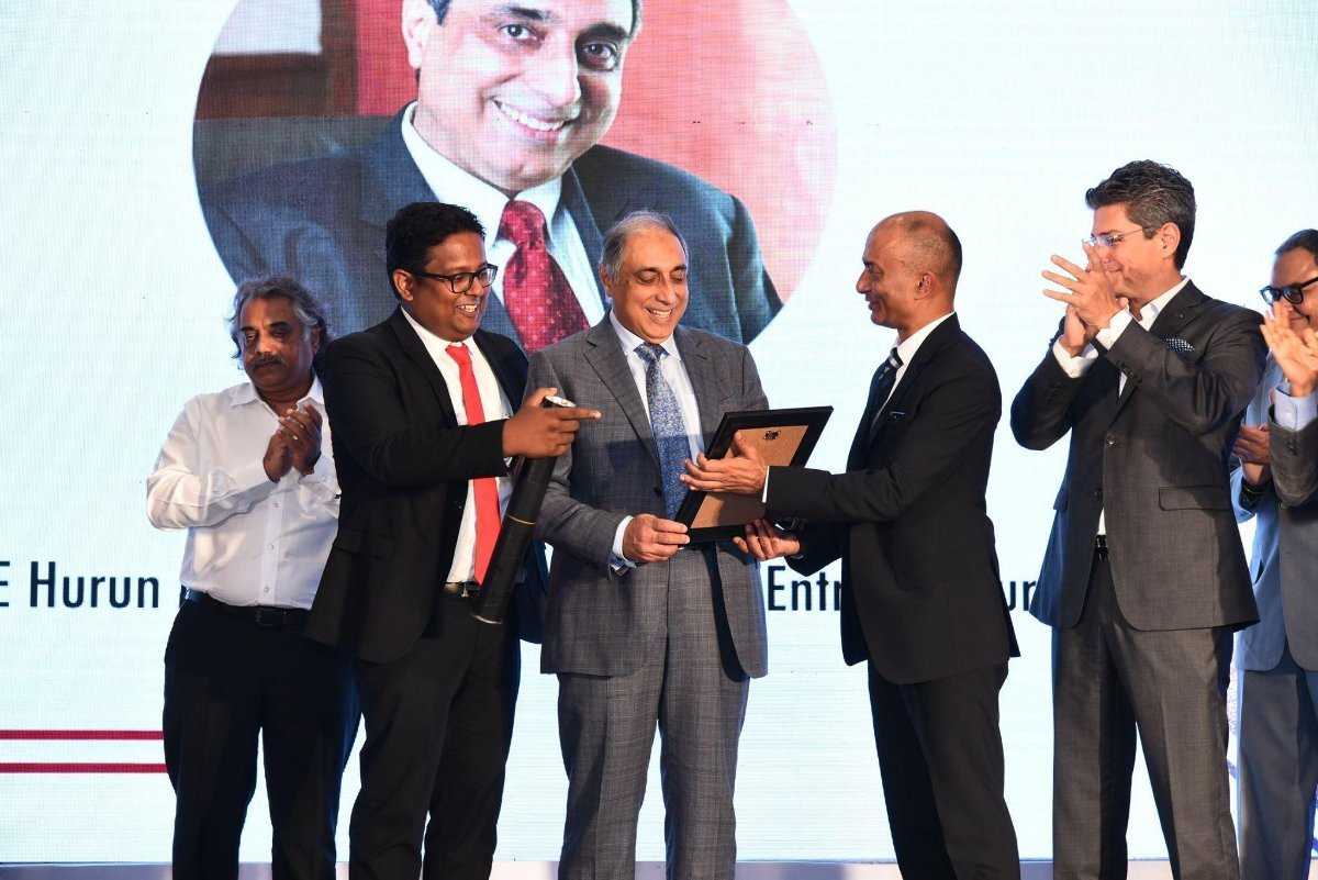 Mr. Irfan Razack, CMD Prestige Group honored with The 2017 GROHE Hurun Update