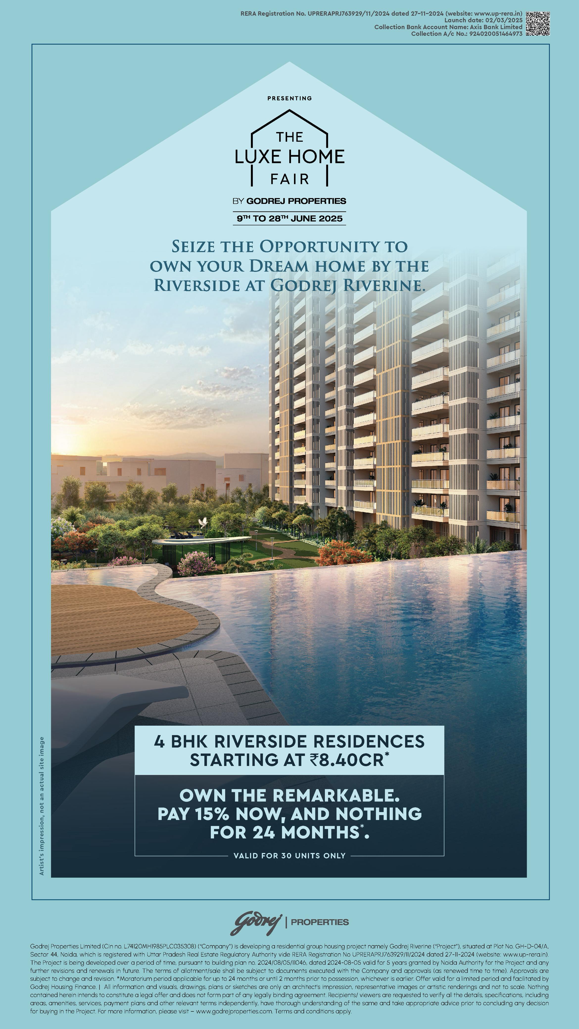 Discover Riverside Luxury at Godrej Riverine, 9th-28th June, Starting ₹8.40Cr Update