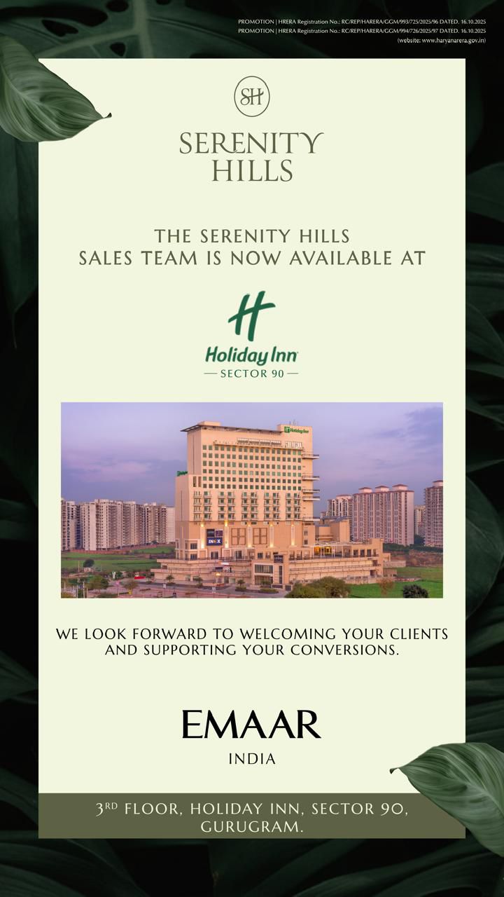 Discover Serenity Hills by Emaar in Gurugram Update