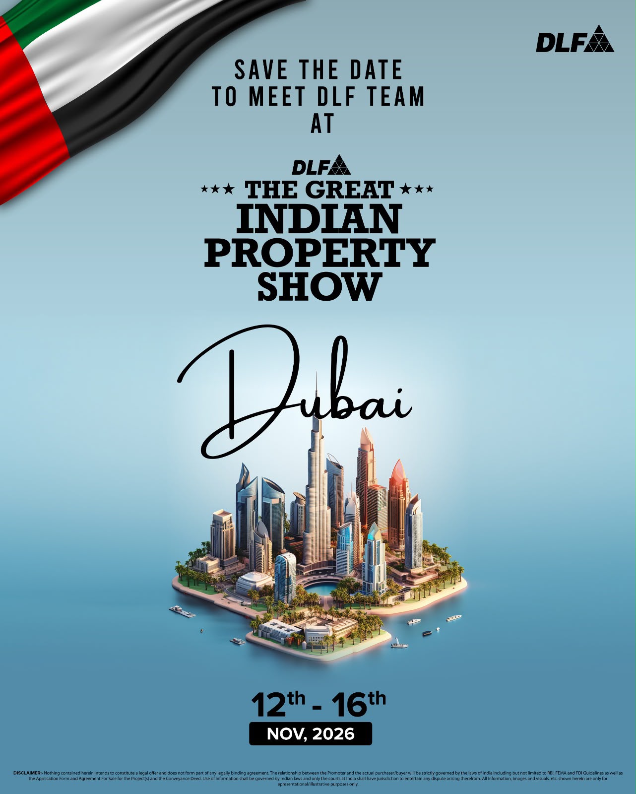 Join DLF at The Great Indian Property Show in Dubai || Meet DLF at Dubai Property Event || Save the Date for DLF in Dubai photo 1