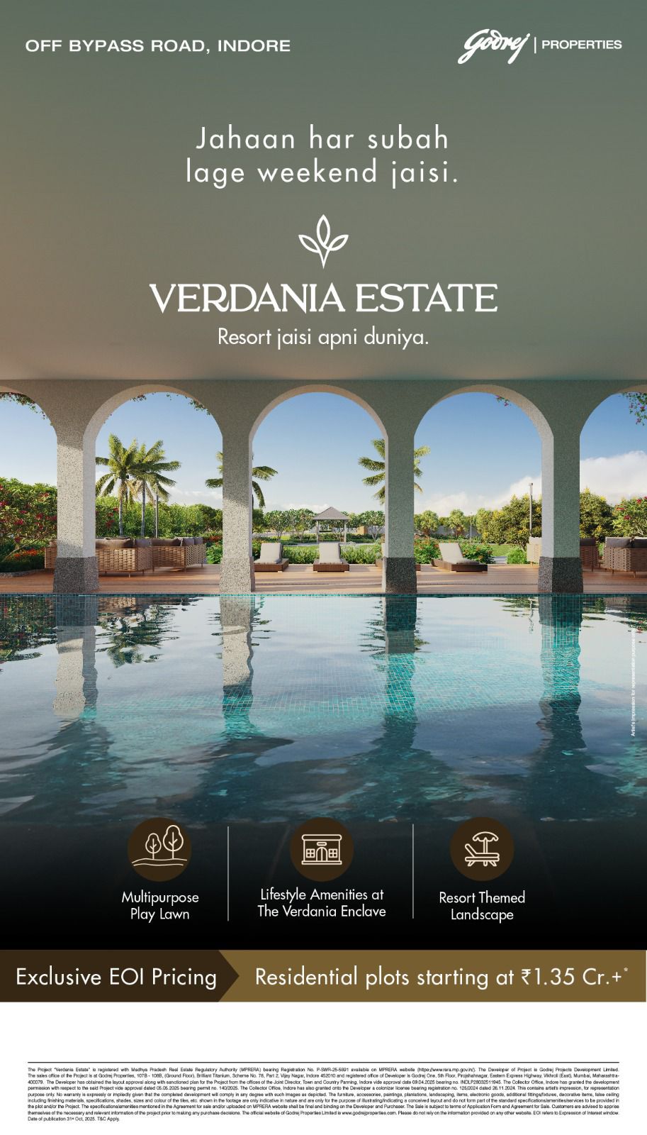 Verdania Estate, Off Bypass Road, Indore, Godrej Properties Update