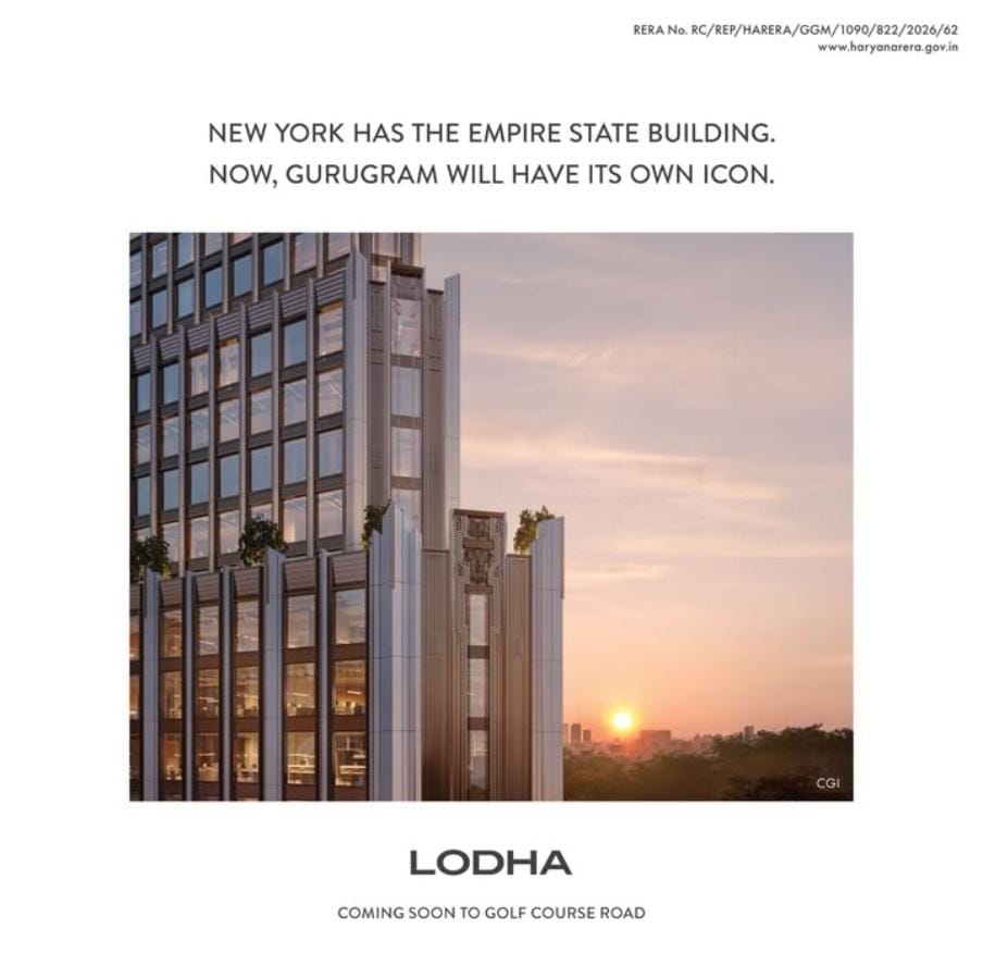 Introducing Gurugram's New Icon by Lodha || Landmark Project Coming to Golf Course Road || Discover the Future Icon of Gurugram Update