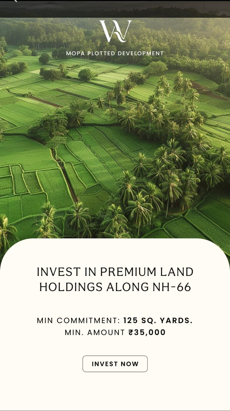Invest in Premium Land, NH-66, Min ₹35,000, Mopa Plotted Development Update