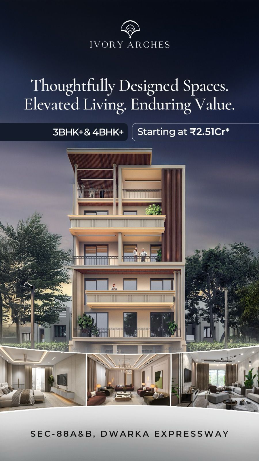 Experience Luxury Living at Ivory Arches, Starting at ₹2.51Cr, Dwarka Expressway Update