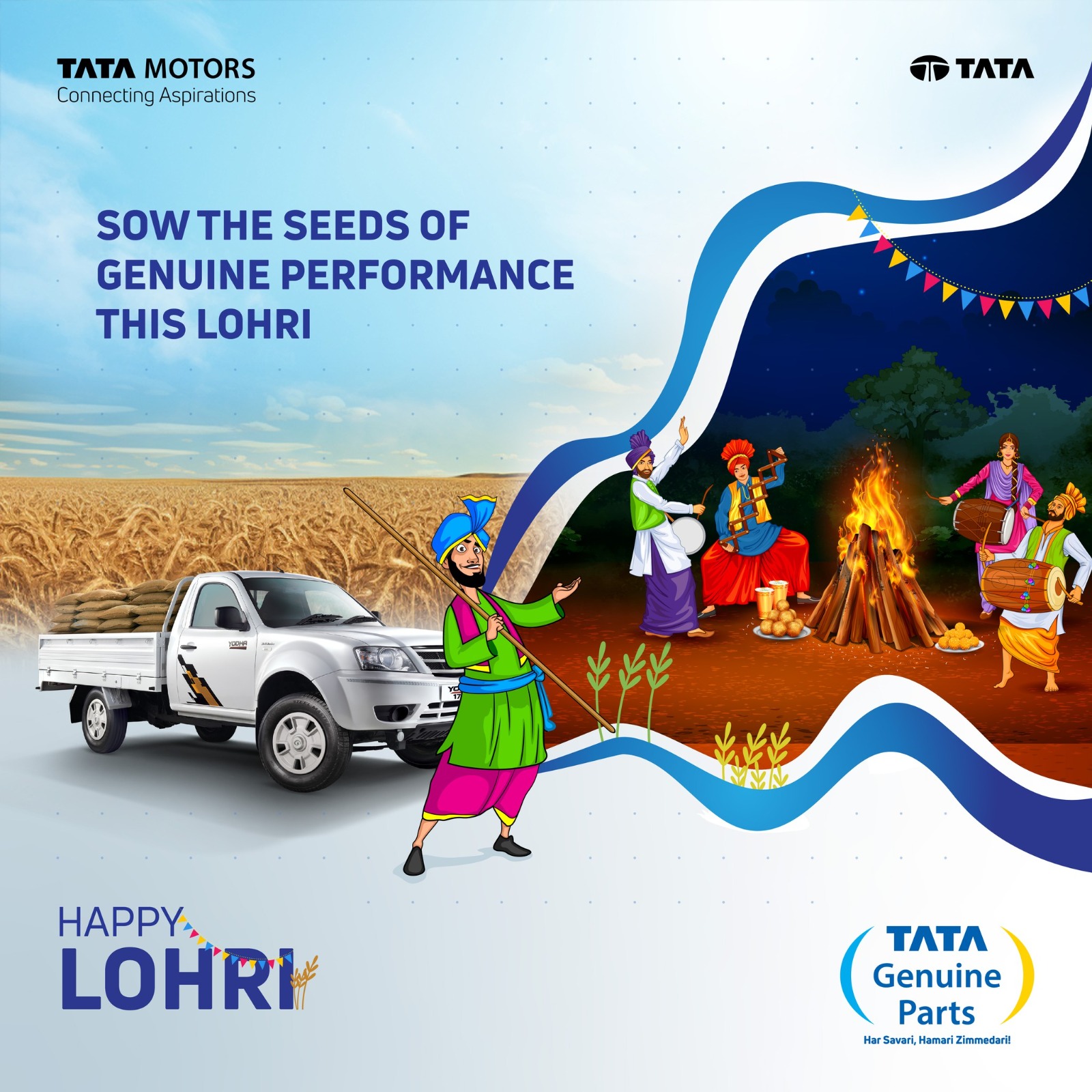 Tata Motors Celebrates Lohri with a Promise of 'Genuine Performance Update