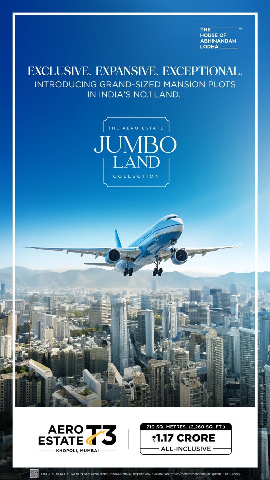 Discover Grand Mansion Plots at Aero Estate T3, Khopoli, Mumbai from ₹1.17 Crore Update